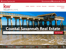 Tablet Screenshot of coastalsavannahhomes.com